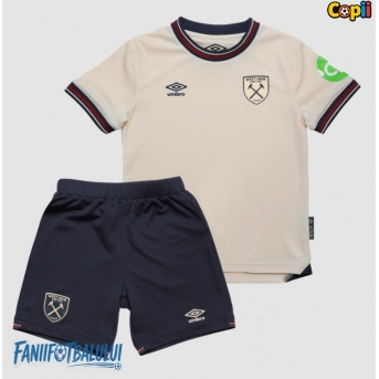 West Ham United Echipament de Fotbal Replică 2025-26 Copii Deplasare (+ Șorturi)